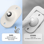 4 Piece Self Adhesive 360 Degree Mini Swivel Casters Wheels.