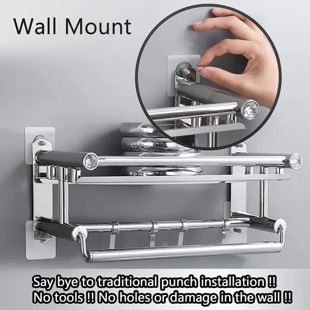 Self Adhesive Wall Mount Screw Hooks Set of 20 Pcs