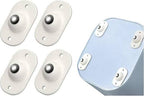 4 Piece Self Adhesive 360 Degree Mini Swivel Casters Wheels.