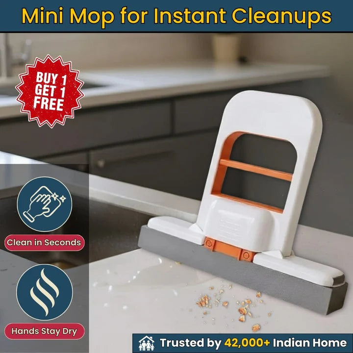 Magic Mini Fold Mop - Clean in 5 Seconds